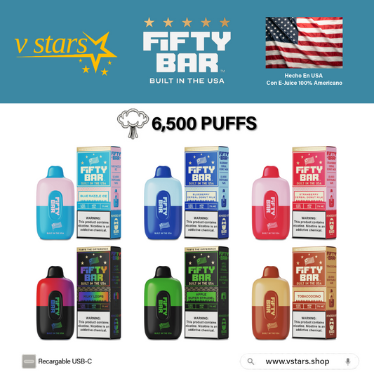 FIFTY BAR 6500 PUFFS