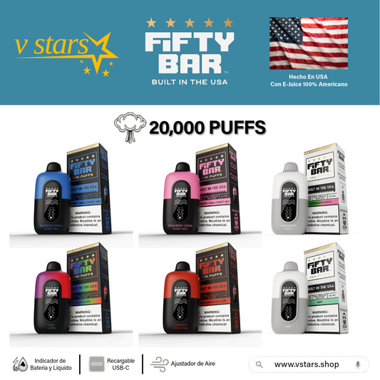 FIFTY BAR V2 20,000 PUFFS