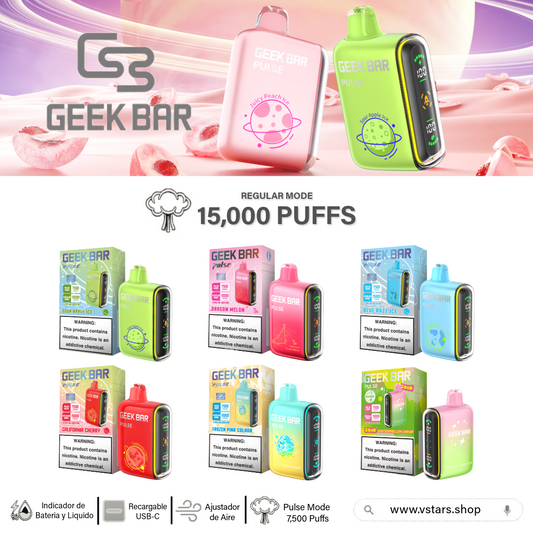 GEEK BAR PULSE 15,000 PUFFS