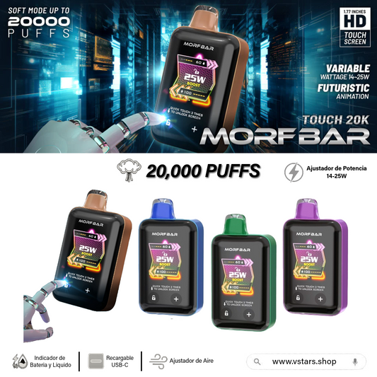 SMOK MORFBAR TOUCH 20,000 PUFFS