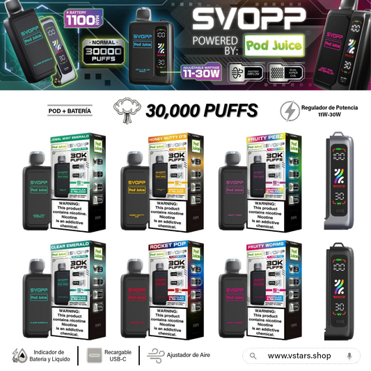 OXBAR X POD JUICE SVOPP KIT 30,000 PUFFS